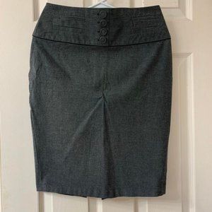 🌷3 for$25🌷Smart Set, US 5 (Juniors) Grey Tweed Zippered Pencil Skirt